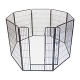 YES4PETS  4 Panel 120 cm Heavy Duty Pet Dog Cat Rabbit Exercise Extension Playpen Puppy Rabbit Fence - Side View