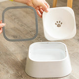 YES4PETS 1 x Medium Pet No Spill Feeder Bowl Dog Cat Puppy slow food Interactive Dish Dispenser - Top-Down View