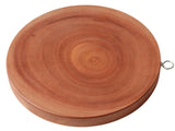 YES4HOMES 30cm Natural Hardwood Hygienic Kitchen Cutting Wooden Chopping Board Round