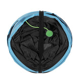 YES4PETS Pet Cat Toys Tri-Tunnel Collapsible Tent Training Play Kitten Rabbit Tubes - Top-Down View