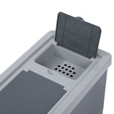 32L Pets Dogs Puppy Food Storage Storer Container w/ Scoop - Front View