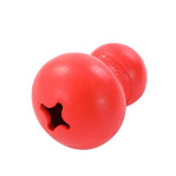 2 x Dura Dog Puppy Chew Rubber Gourd Dental Hygiene Treat Holder Play Toy - Top-Down View