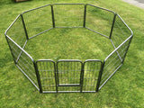 YES4PETS 2 X 8 Panel 60 cm Heavy Duty Pet Dog Puppy Cat Rabbit Exercise Playpen Fence - Side View