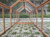 YES4PETS 5 M Large Chicken Coop Run Guinea Pig Cage Villa Extension Rabbit Hutch House Pen - Close-Up Angle