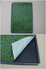 YES4PETS Indoor Dog Puppy Toilet Grass Potty Training Mat Loo Pad 85 x 63 cm - Side View