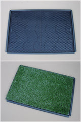 YES4PETS Indoor Dog Puppy Toilet Grass Potty Training Mat Loo Pad 85 x 63 cm - Top-Down View