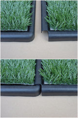 YES4PETS Indoor Dog Puppy Toilet Grass Potty Training Mat Loo Pad 85 x 63 cm - 45-Degree Angle