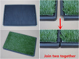 YES4PETS Indoor Dog Puppy Toilet Grass Potty Training Mat Loo Pad 85 x 63 cm - Rear View