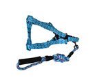YES4PETS 2 X Medium Pet Dog Cat Puppy Kitten Rabbit Dog Harness Collar leash lead 5 Color - Side View