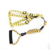 YES4PETS 2 X Medium Pet Dog Cat Puppy Kitten Rabbit Dog Harness Collar leash lead 5 Color - Top-Down View