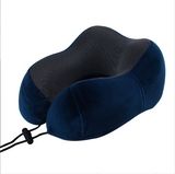 Yes4homes 2 X U-shaped Travel Memory Foam Rebound Pillow Sleeping Pad Neck Support Headrest - Front View