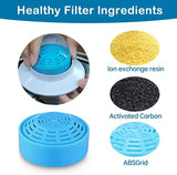 YES4PETS 8 x Pet Dog Cat Fountain Filter Replacement Activated Carbon Exchange Filtration Water Dispenser Compatible - Front View