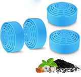 YES4PETS 8 x Pet Dog Cat Fountain Filter Replacement Activated Carbon Exchange Filtration Water Dispenser Compatible - Top-Down View