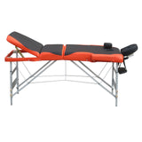 YES4HOMES 3 Fold Portable Aluminium Massage Table Massage Bed Beauty Therapy - Front View
