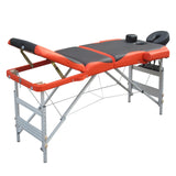 YES4HOMES 3 Fold Portable Aluminium Massage Table Massage Bed Beauty Therapy - Side View
