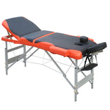 YES4HOMES 3 Fold Portable Aluminium Massage Table Massage Bed Beauty Therapy - 45-Degree Angle