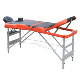 YES4HOMES 3 Fold Portable Aluminium Massage Table Massage Bed Beauty Therapy - Low Angle
