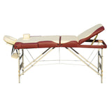 YES4HOMES 3 Fold Portable Aluminium Massage Table Massage Bed Beauty Therapy - Close-Up Angle