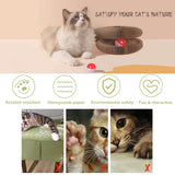 YES4PETS 4 x Small Magic Organ Cat Kitten Scratching Board Toy Play Best Scratcher - Close-Up Angle