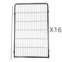 YES4PETS 16 Panel 120 cm Heavy Duty Pet Dog Cat Rabbit Exercise Extension Playpen Puppy Rabbit Fence