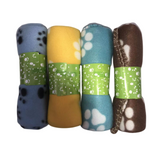 YES4PETS 4 X Pet Blanket Dog Cat Rug Puppy Kitten Washable Soft Warmth Fleece 100 X 70 CM - Front View