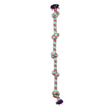 YES4PETS 2 x Dog Toy Tug-of-War Knotted Cotton Rope Pet Toy Long Chew Rope Play Dental - Front View