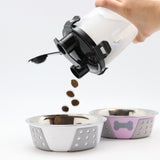 YES4PETS Portable Pet Dog Puppy Cat Drinking Travel Food Water Feeder Bottle - Front View