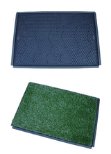 YES4PETS 4 x Grass replacement only for Dog Potty Pad 58 x 39 cm - Top-Down View
