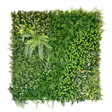 YES4HOMES 5 SQM Artificial Plant Wall D?cor Grass Panels Vertical Garden Foliage Tile Fence 1X1M Green
