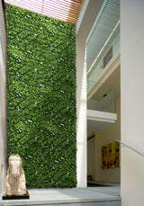 YES4HOMES 5 SQM Artificial Plant Wall Grass Panels Vertical Garden Tile Fence 1X1M Green - Side View