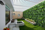 YES4HOMES 5 SQM Artificial Plant Wall D?cor Grass Panels Vertical Garden Foliage Tile Fence 1X1M