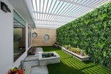 YES4HOMES 5 SQM Artificial Plant Wall Décor Grass Panels Vertical Garden Foliage Tile Fence 1X1M - Front View