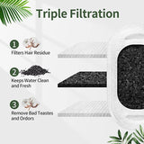 YES4PETS 24 x Pet Dog Cat Fountain Filter Replacement Activated Carbon Exchange Filtration System - Front View