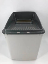 XL Top Entry Cat Litter Box No Mess Large Enclosed Covered Kitty Tray - Side View