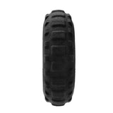 YES4PETS 2 x Medium Dog Puppy Terrain Rubber Tyre Toy Dental Hygiene Chew Play Toy - Front View