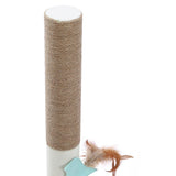 YES4PETS 89 cm Cat Kitten Single Scratching Post with Toy - Side View