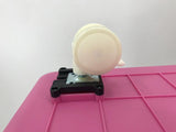 YES4PETS Pink Large Dog Puppy Cat Crate Pet Carrier Cage W Tray, Bowl & Removable Wheels - Top-Down View