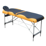YES4HOMES 2 Fold Portable Aluminium Massage Table Massage Bed Beauty Therapy - Side View