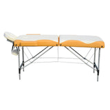 YES4HOMES 2 Fold Portable Aluminium Massage Table Massage Bed Beauty Therapy - Side View