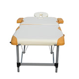 YES4HOMES 2 Fold Portable Aluminium Massage Table Massage Bed Beauty Therapy - Top-Down View