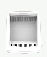 YES4PETS Large Cat Litter Tray Box Kitty Toilet with Rack Scoop Drawer-Style Cleaning Box White - 45-Degree Angle