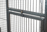 YES4PETS 174 cm Large Bird Budgie Cage Parrot Aviary With Metal Tray and  Wheel - Top-Down View