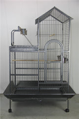 YES4PETS 160cm XL Bird Cage Pet Parrot Aviary Perch Castor Wheels - Front View