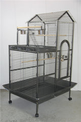 YES4PETS 160cm XL Bird Cage Pet Parrot Aviary Perch Castor Wheels - Side View