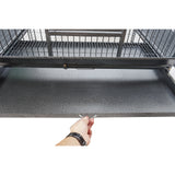 YES4PETS XL Bird Cage Pet Parrot Aviary with Perch & Feeder - 45-Degree Angle