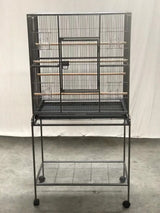 YES4PETS 161 cm Bird Cage Parrot Aviary Pet Stand-alone Budgie Perch Castor Wheels - Front View
