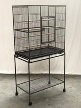 YES4PETS 161 cm Bird Cage Parrot Aviary Pet Stand-alone Budgie Perch Castor Wheels