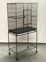YES4PETS 161 cm Bird Cage Parrot Aviary Pet Stand-alone Budgie Perch Castor Wheels - Side View