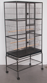YES4PETS 174 cm Bird Cage Small Bird Parrot Budgie Aviary With Stand - Front View