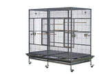 YES4PETS XXXL 195 cm Bird Cage Pet Parrot Aviary  Perch Castor Wheel - Front View